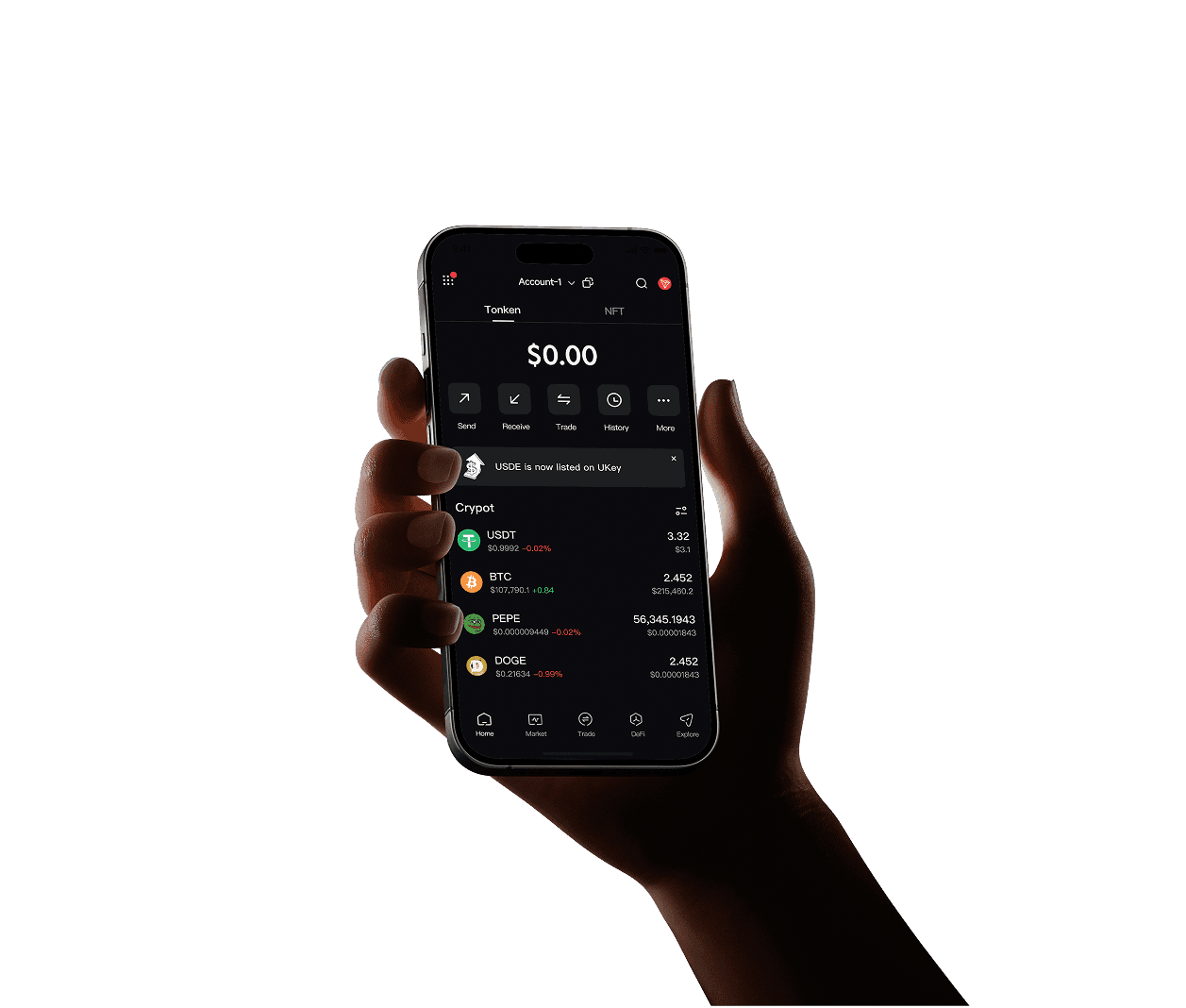 UKey Wallet desktop application