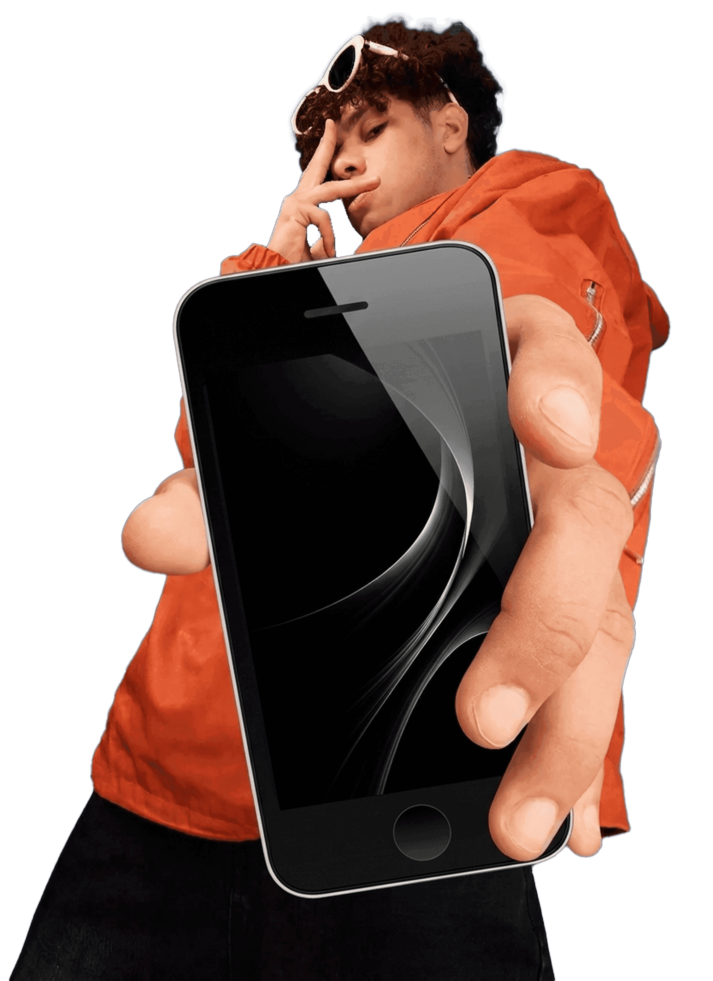 Person using UKey Wallet on mobile phone